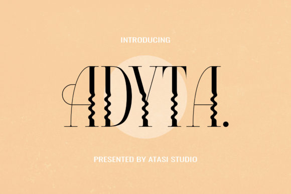 Adyta: A Quirky Display Font for Web Design