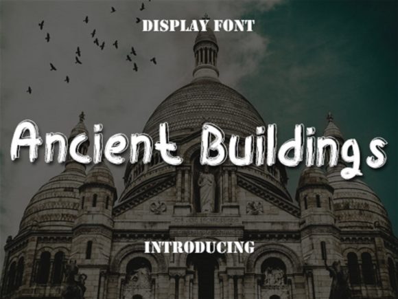 Ancient Buildings Font Review for Branding Projects