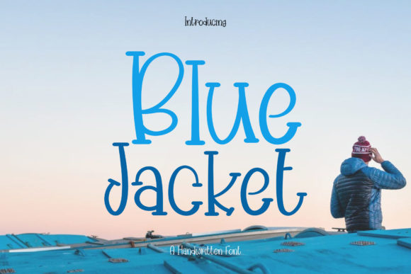 Blue Jacket Font for Small Business Branding