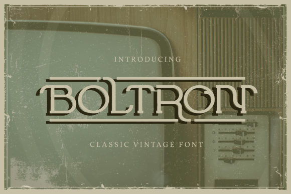 Boltron: A Bold Display Font for Professional Branding