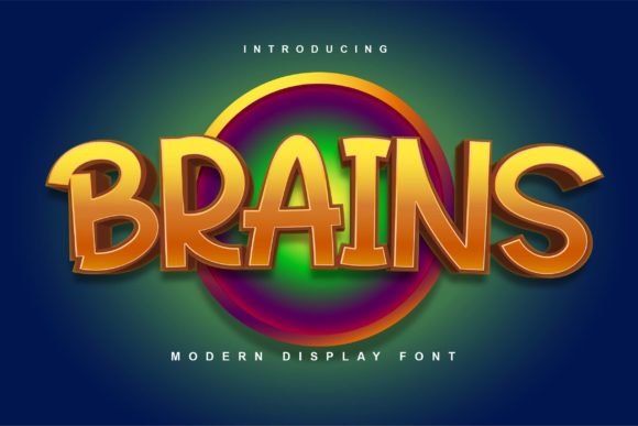 Brains Font for Professional Branding