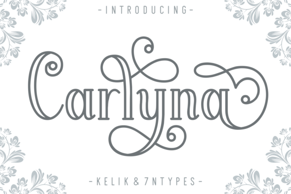 Carlyna: A Refined Display Font for Web Design