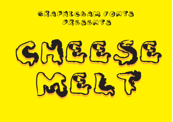 Cheese Melt Font for Web Design