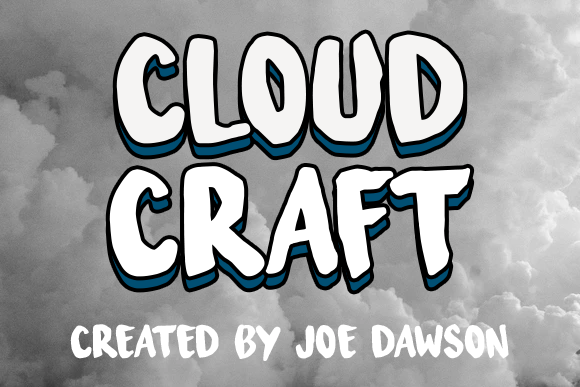 Cloud Craft: A Handmade Display Font for Creative Branding