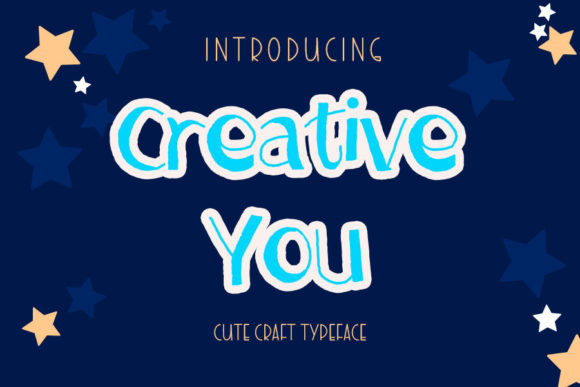 Creative You Display Font for Web Design
