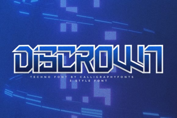 Discrown: A Futuristic Font for Modern Branding