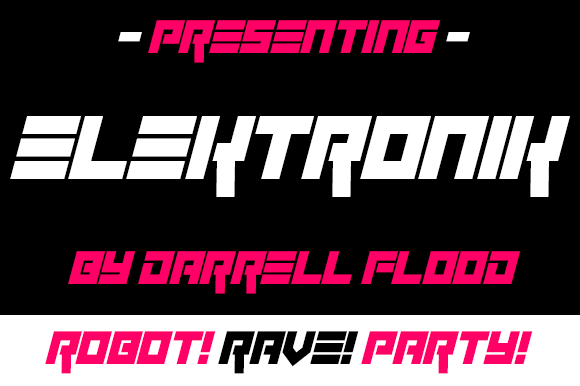 Elektronik: A Futuristic Font for Bold Campaigns