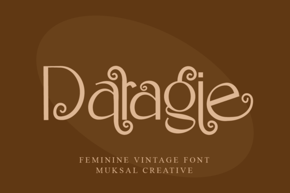 Enhance Your Brand with the Elegant Daragie Font