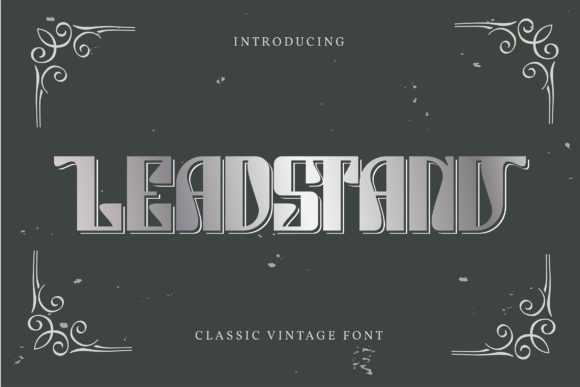 Leadstand: The Bold Font That Elevates Campaign Design