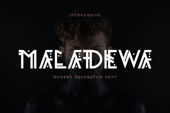 Maladewa - Display Decorative for Editorial Design