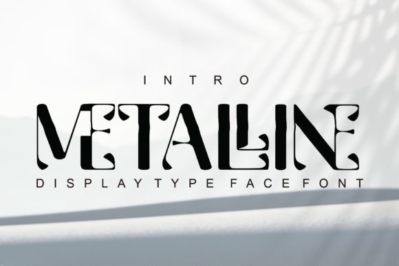 Metalline Font for Business Branding