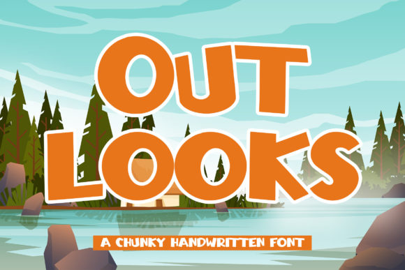 Outlooks Font for Web Design and Branding