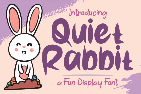 Quiet Rabbit: A Display Font That Speaks Volumes in Campaign Design