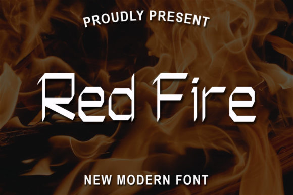 Red Fire: A Bold Display Font for High-Impact Design