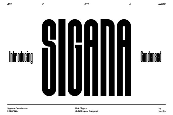 Sigana: A Modern Display Font for Web Design