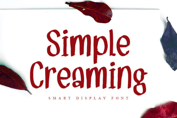 Simple Creaming: A Clean Display Font for Modern Web Design