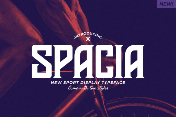 Spacia: A Bold Display Font for Modern Branding