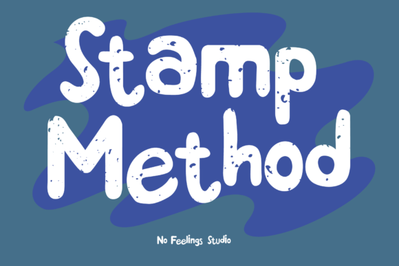 Stamp Method Font for Engaging Visual Content