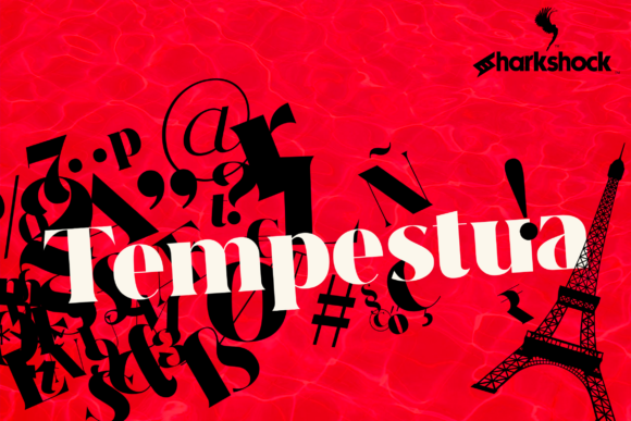 Tempestua: A Bold Display Font for Editorial Design