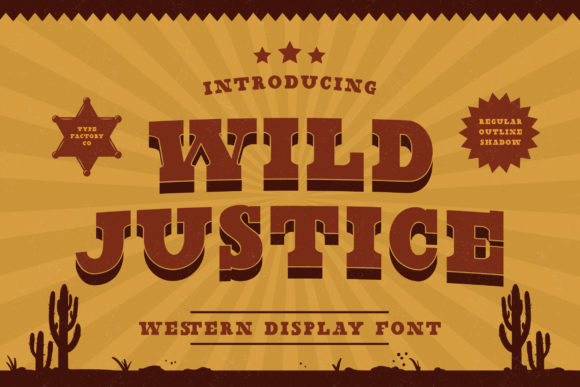 Wild Justice: A Bold Display Font for Digital Branding